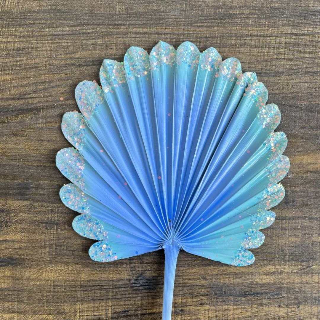 Spray Painted Palm Dried Flower