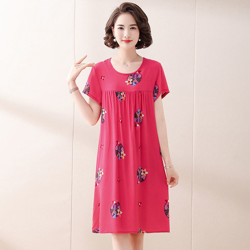 Summer Pajamas Plant Flower Dress