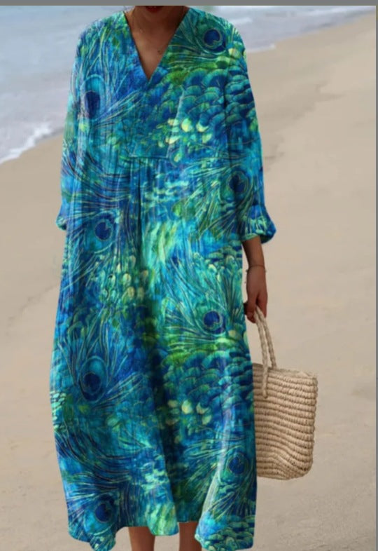 Women's Long Sleeve Shirt Dress