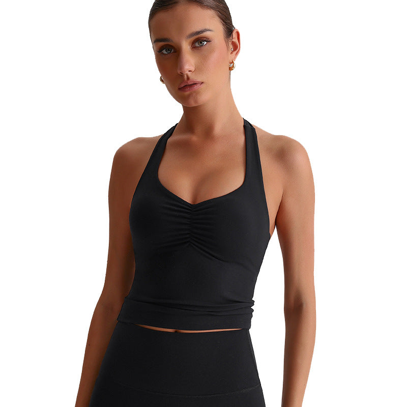 Vest Brushed Quick-drying Outdoor All-matching Running Beauty Back Exercise Underwear