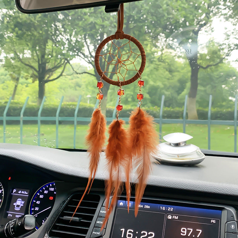 National Style Color Car Dream Catcher Pendant
