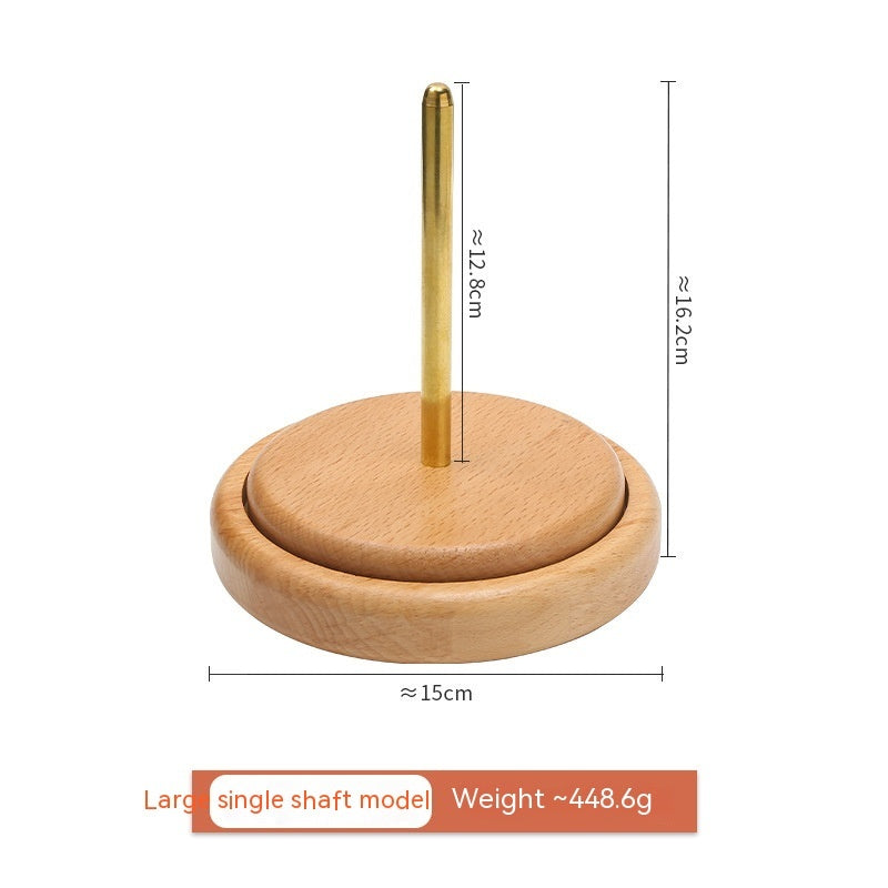 Wooden Rotatable Wool Spool