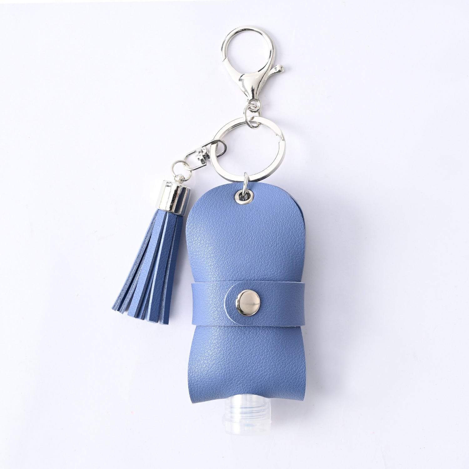 Hand Sanitizer Leather Case Keychain Pendant