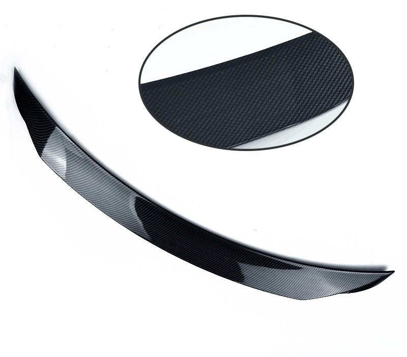 Model 14-21 Mazda 3 Exela Modified Tail Trim Sports Bright Black Tail Blade Large Fixed Wind Surrounded