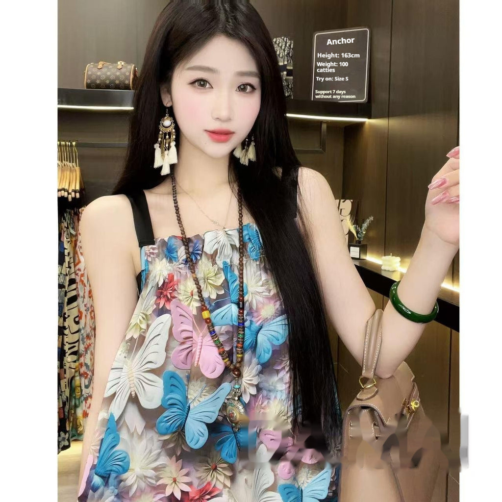 Ladies' Polyester Printed Dress