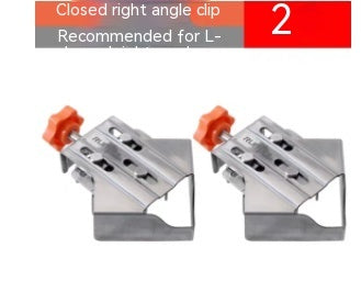 Stainless Steel Woodworking Right Angle Clip Photo Frame And Picture Frame Quick Fixing Clip
