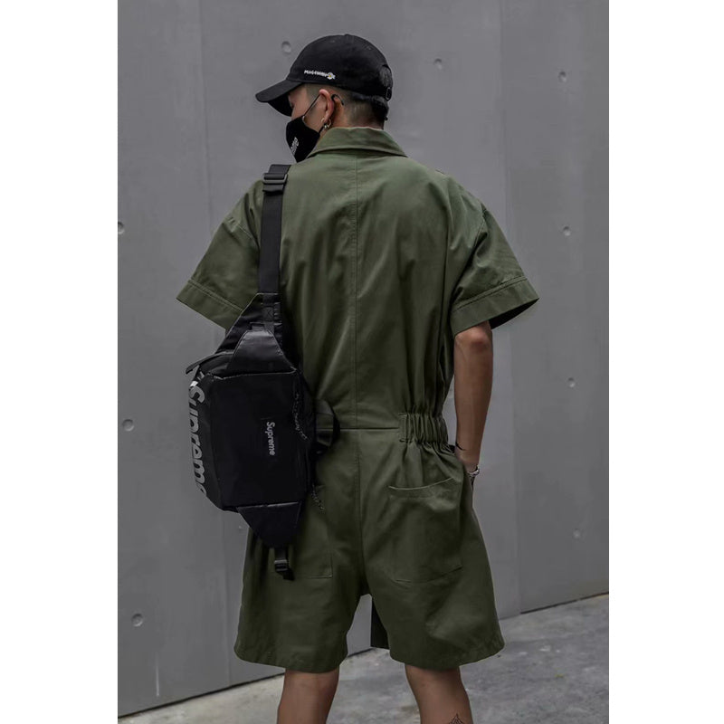 Men's Retro Jumpsuit Overalls Straight