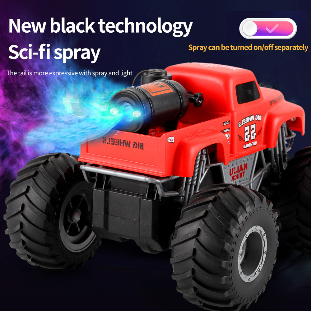 Children's Fashion Spray Off-road Vehicle Water Bullet Remote Control Car Toy