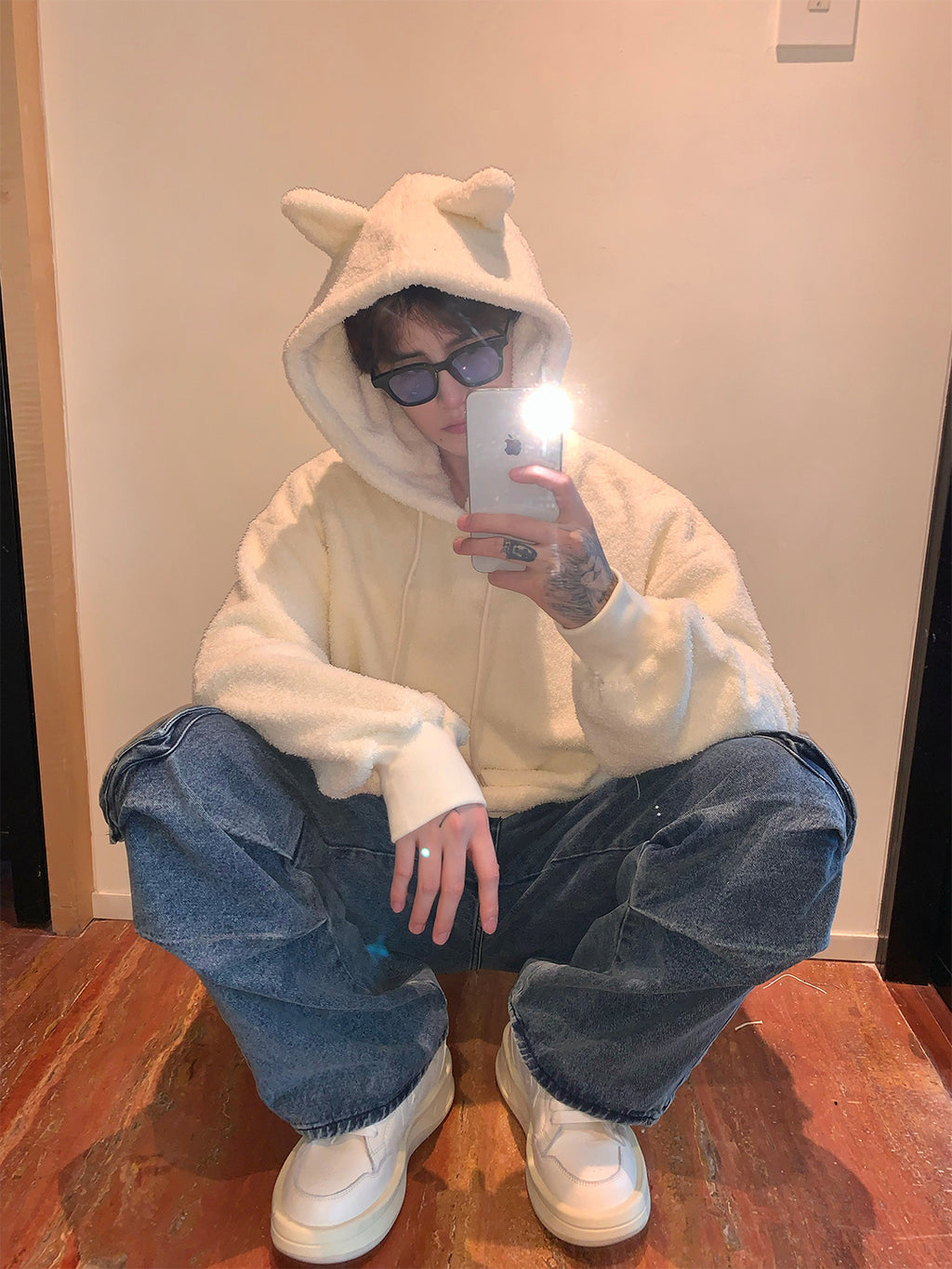 Straight Jeans Men's Loose Vintage Vintage Casual