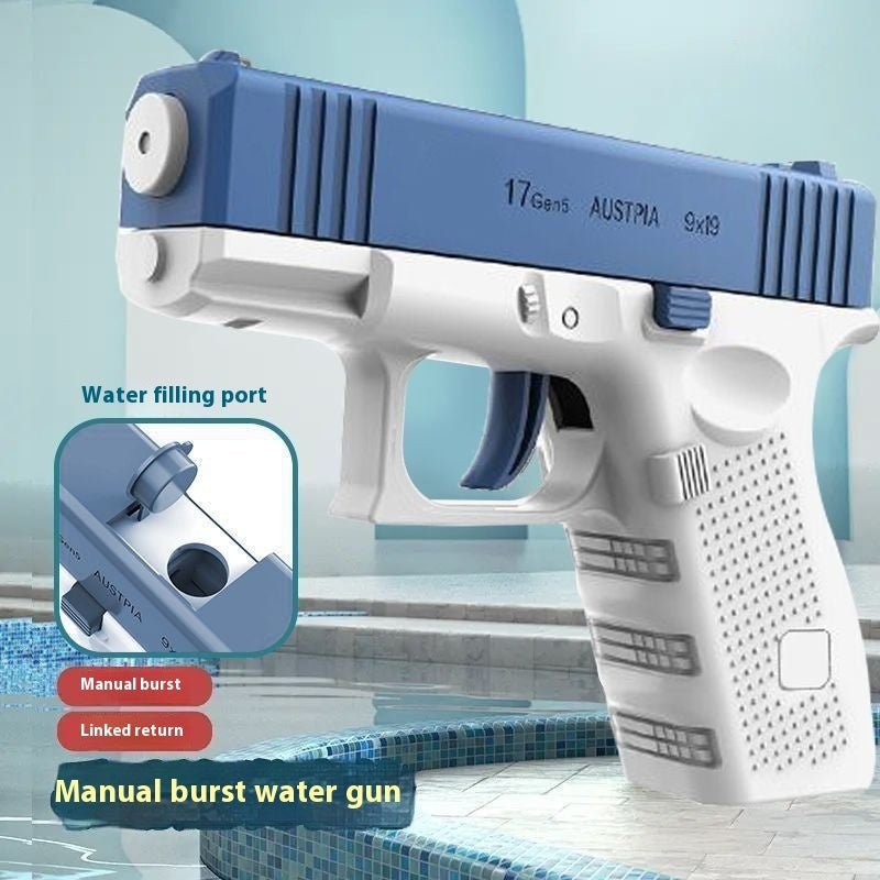 Water Gun Toy New Automatic Continuous Hair Children Automatic Water Spray