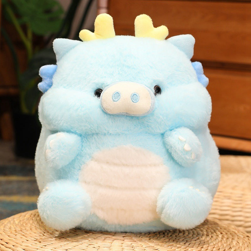 Cute Dragon Pig Doll Plush Toy Sleeping Pillow
