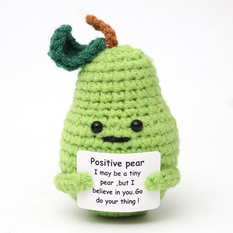 Wool Crocheted Positive Energy Potato Facial Expression Package Wool Fruit