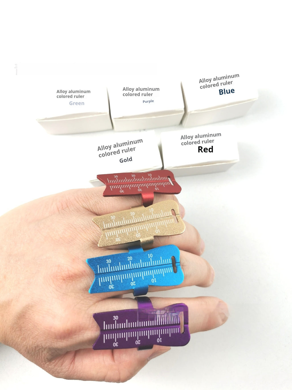 Aluminum Alloy Ring Tooth-shaped Ring Measuring Scale