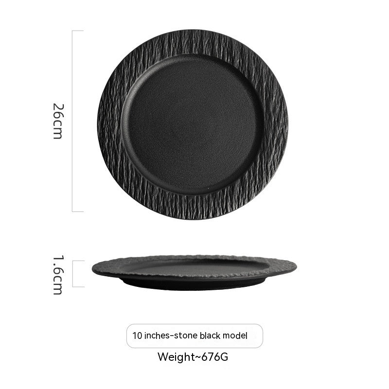 Western Cuisine Plate Plate Dish Disc Ceramic Household