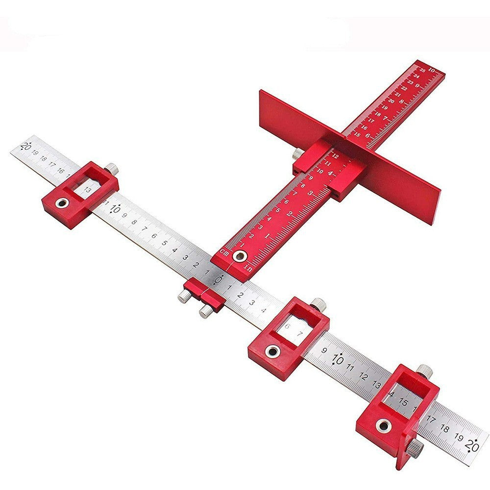 Woodworking Handle Punch Locator Woodworking Handle Locator Auxiliary Tool Cabinet Door Puncher Tapper