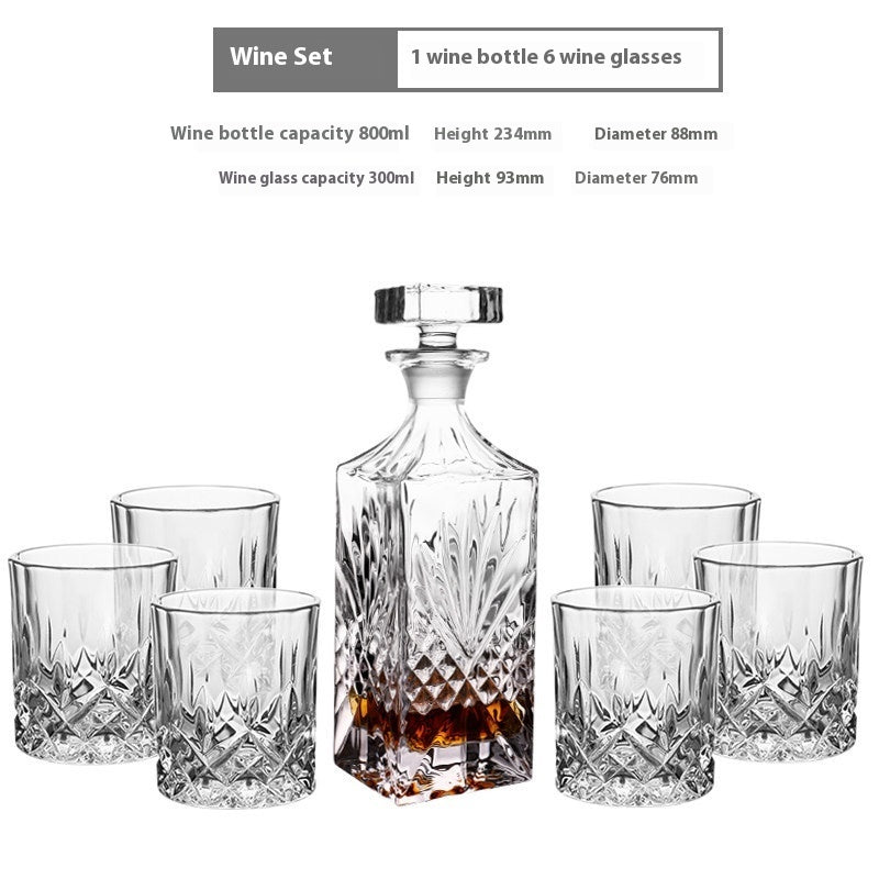 Creative Whiskey Liquor Glass Suit