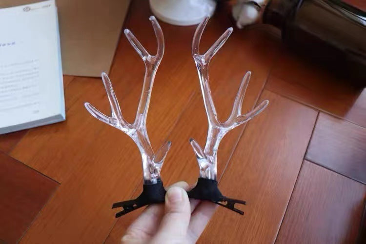 Antlers Christmas Headdress Hairpin Female