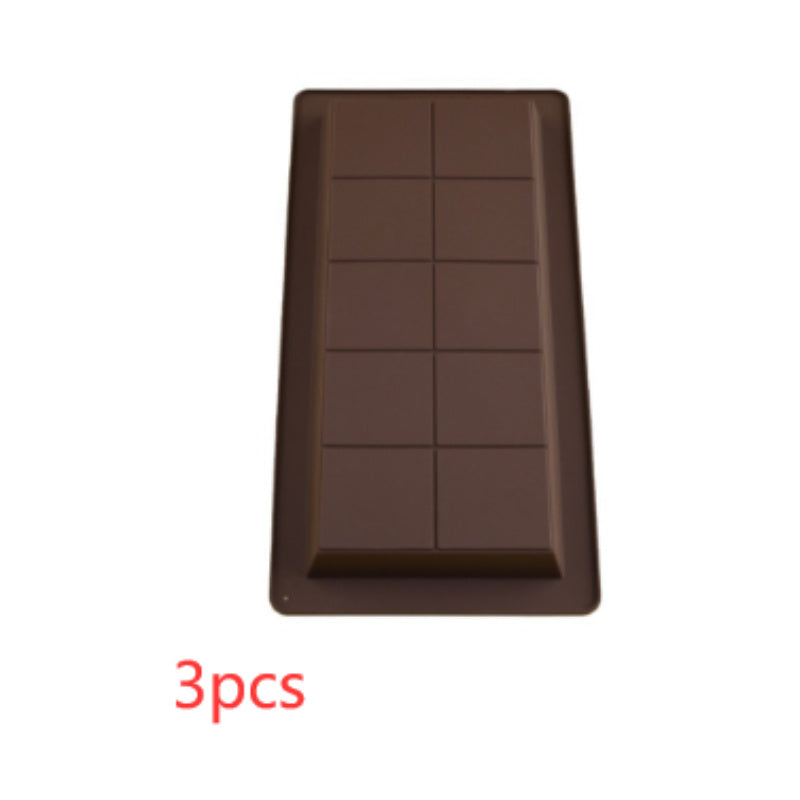 10-grid Large Chocolate Mold Edible Silicon Cake Mold