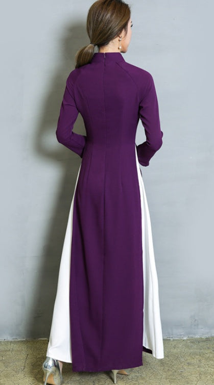 Modified Cheongsam Women's Long Dress