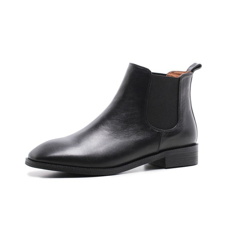 Sleeve Solid Color All-match Comfortable And Warm Short Boots