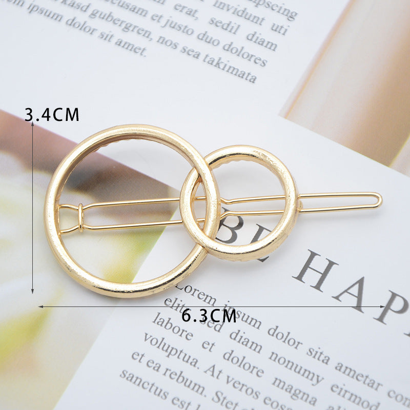 Cupid Heart-shaped Five-pointed Alloy Hair Accessories