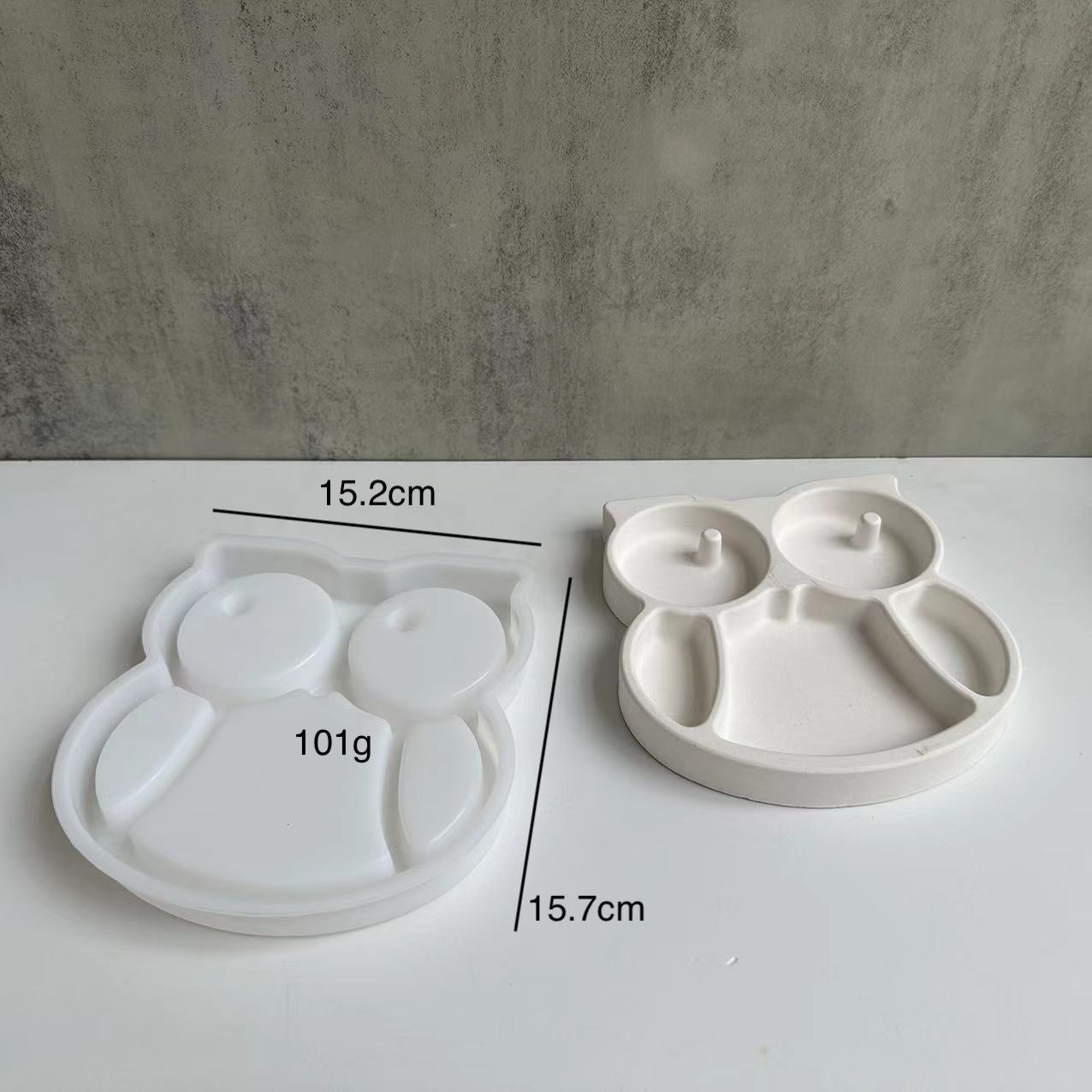 Tray Silicone Mold Gypsum Dish Epoxy Mold