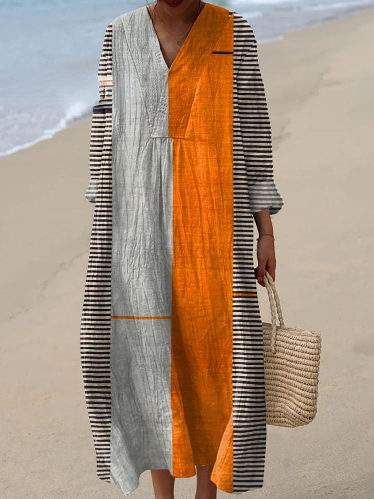 Women's Elegant Chic Loose Mid-length Dress