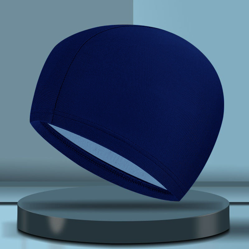 Comfortable Fit Cloth Waterproof Swimming Cap