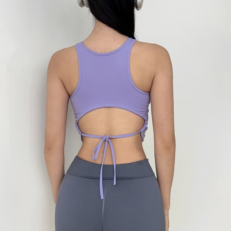 Running Strap Yoga Beauty Back Workout Vest Bra