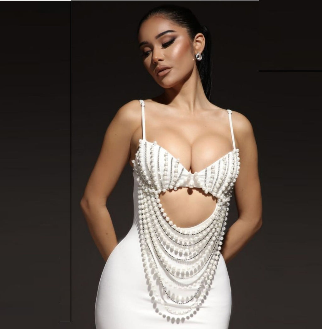 Fashion Summer Black And White Sling Party Dress