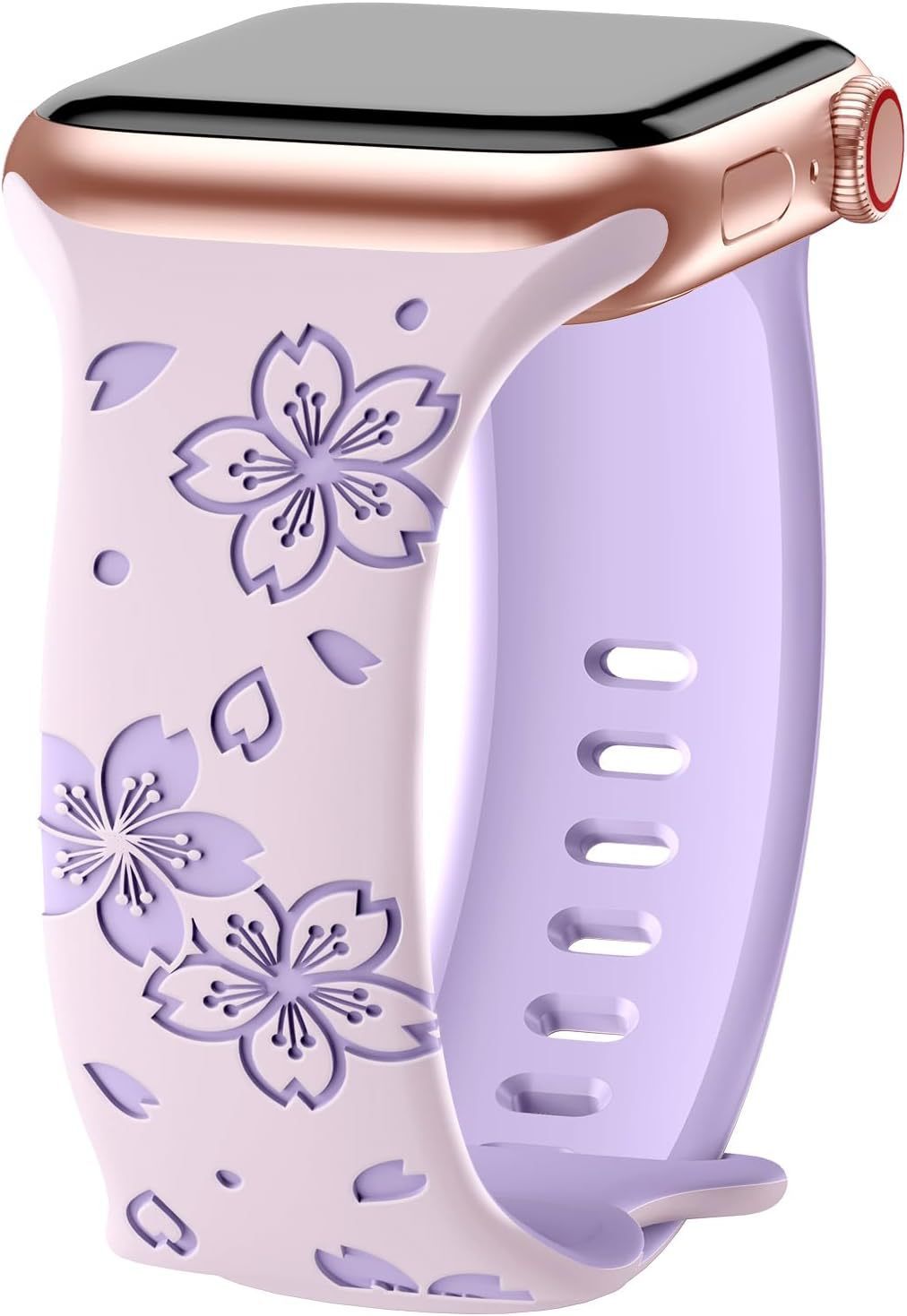 Laser Carving Embossed Castle Paradise Paisley Strap