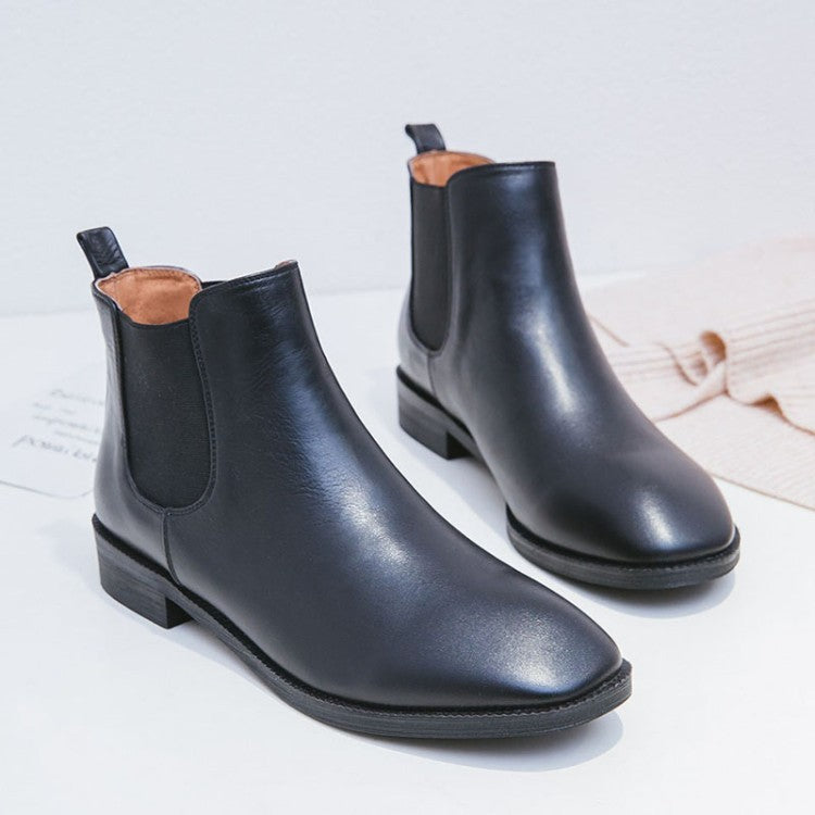 Sleeve Solid Color All-match Comfortable And Warm Short Boots