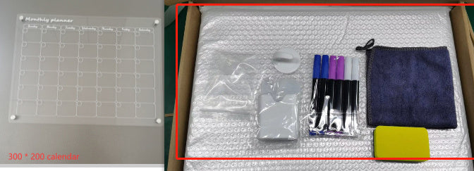 Acrylic Message Board Note Board Exhibition Board