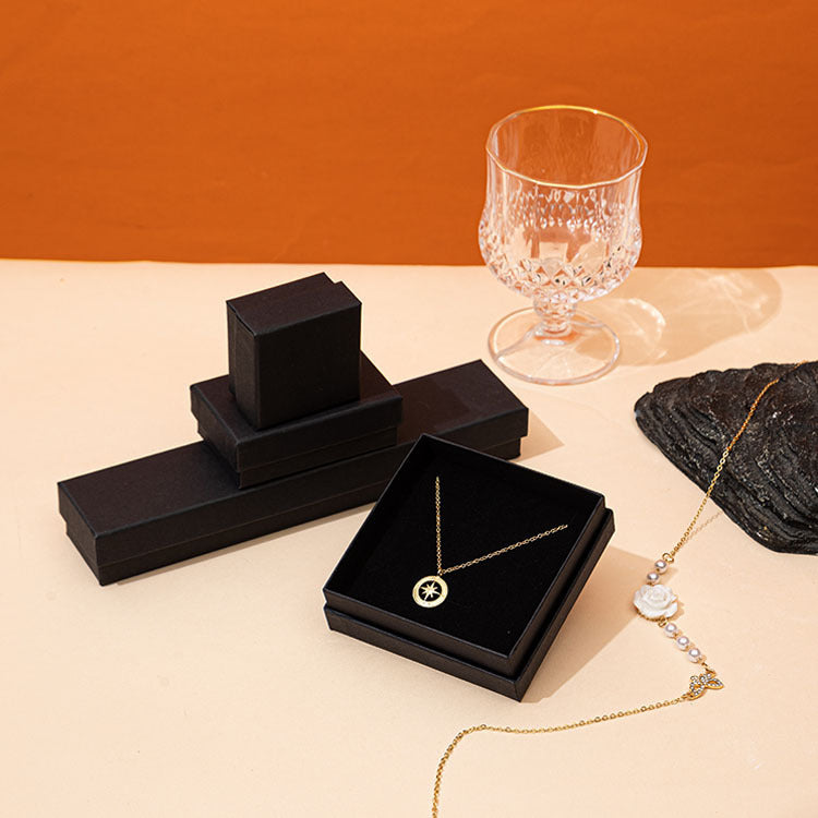 Jewelry Box Black Tiandigai Ornament