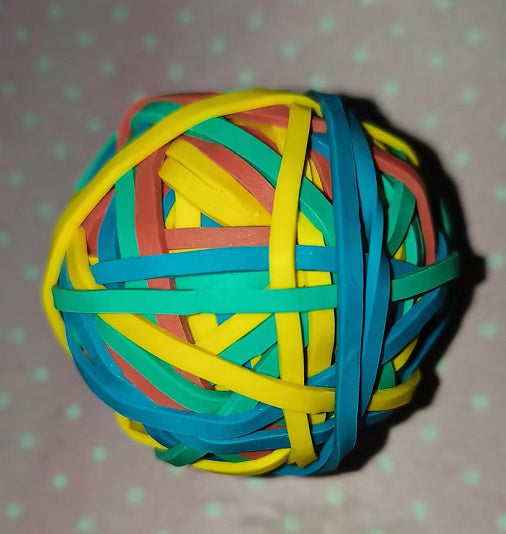High Elastic Color Rubber Ball Children's Toys