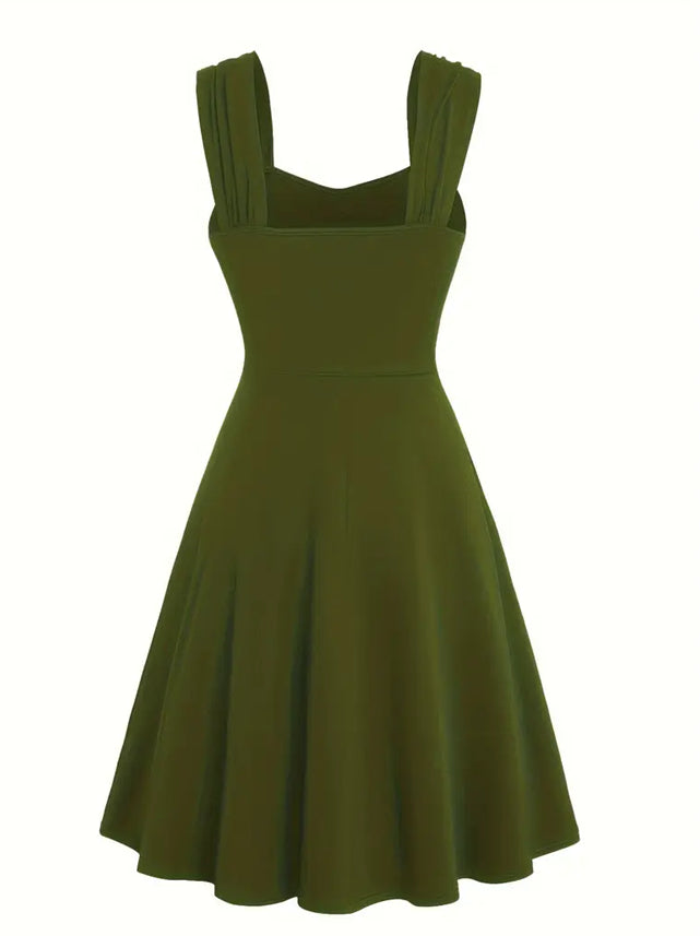 Green Waist Dress