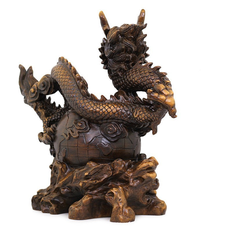 Resin Dragon Bead Ornaments In The Study Office