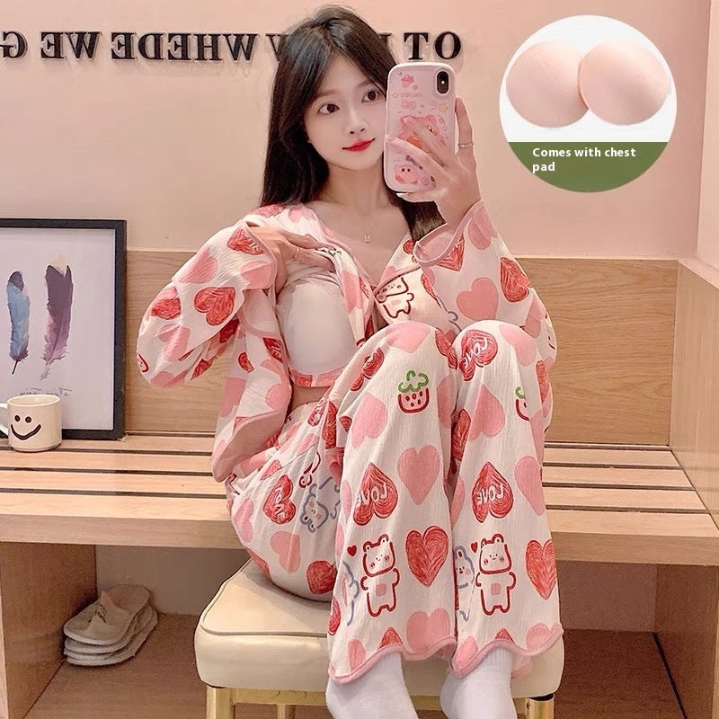 Cardigan Japanese Style Long Sleeve Fashion Suit