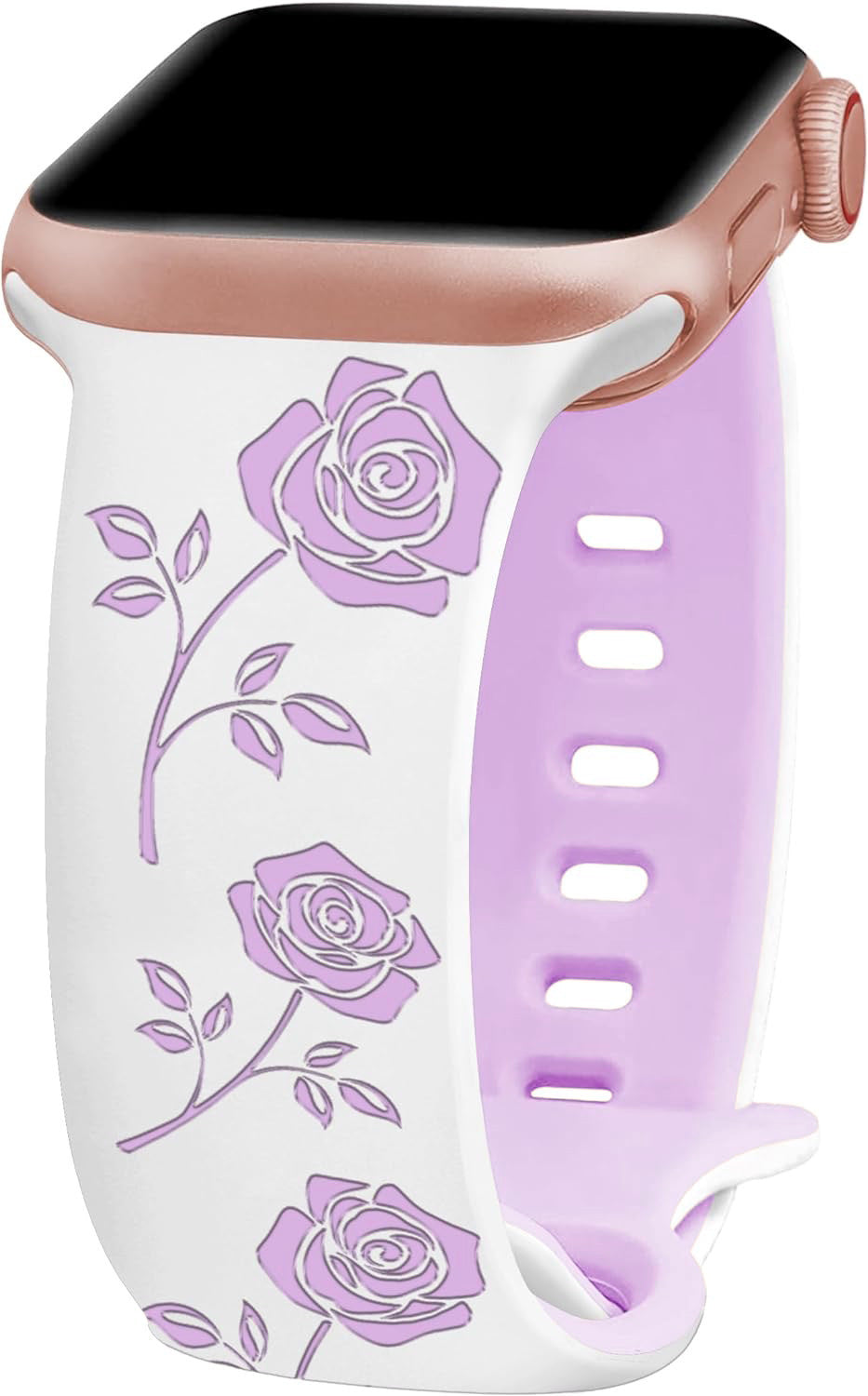 Laser Carving Embossed Castle Paradise Paisley Strap