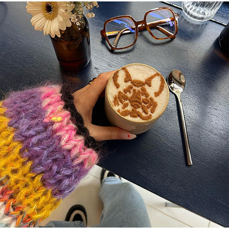 Women's Striped Long Sleeve Rainbow Plaid Cardigan Sweater