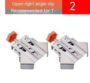 Stainless Steel Woodworking Right Angle Clip Photo Frame And Picture Frame Quick Fixing Clip