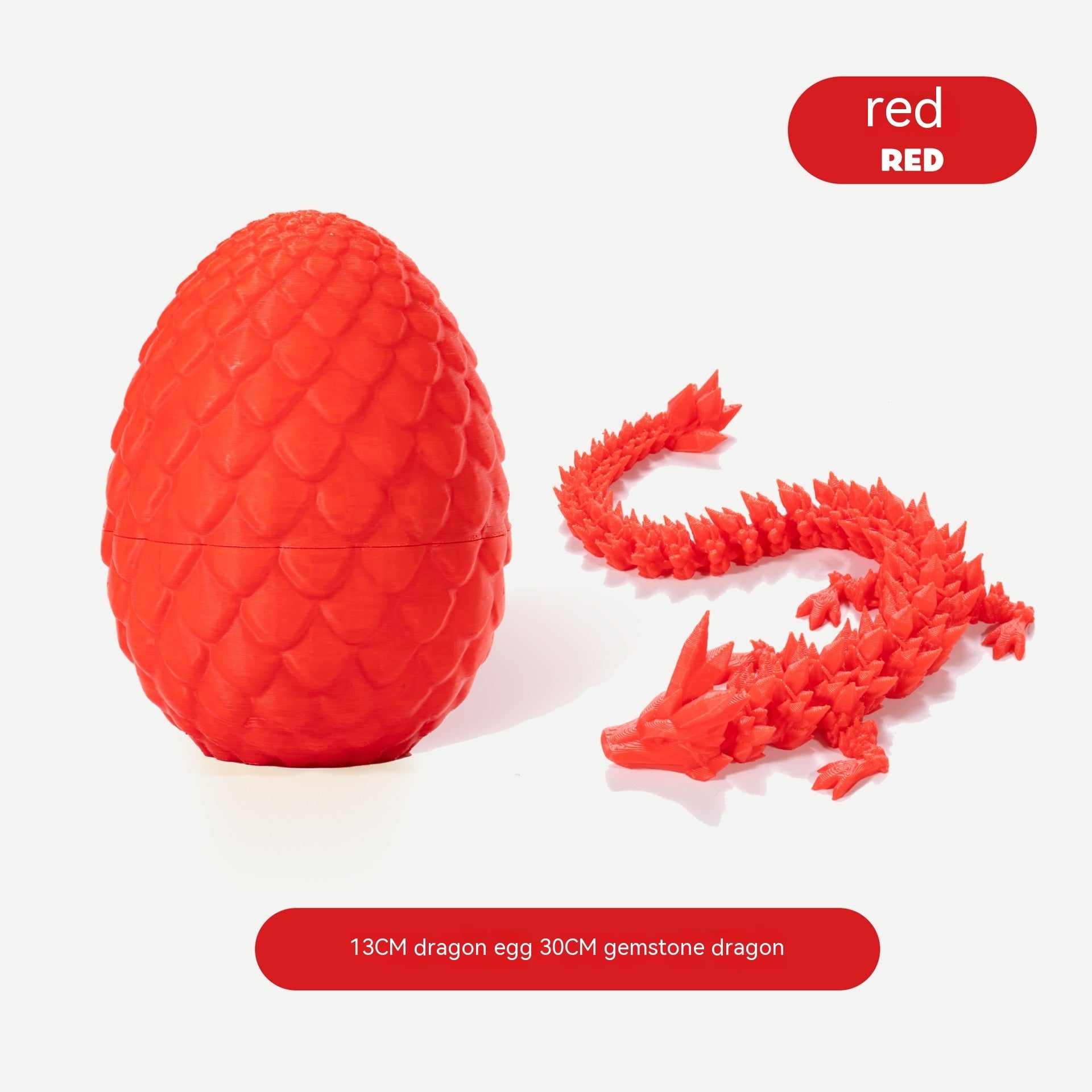 3D Printing Dragon Egg Dragon Gift Set Gem Dragon Decoration Hand-made Gift Color Decorative Creative Fashion Play