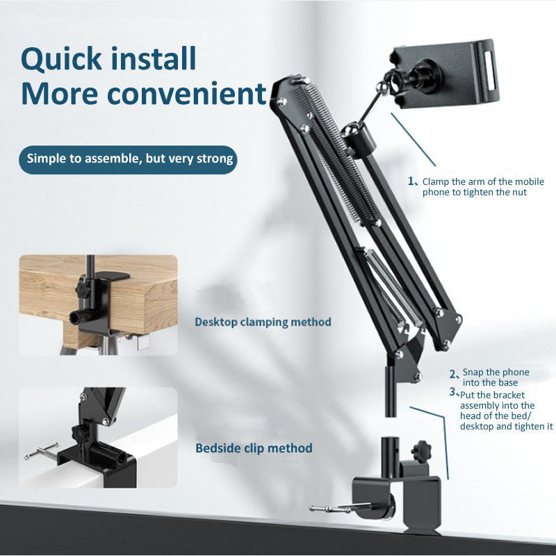 Triple Bed Desktop Mobile Phone Tablet Universal Holder