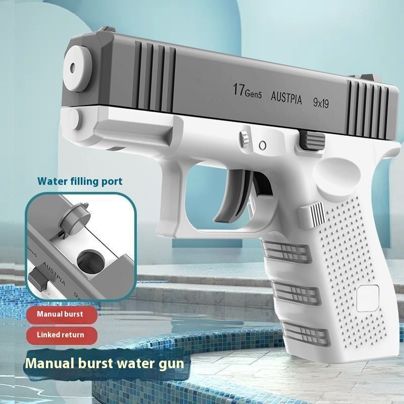 Water Gun Toy New Automatic Continuous Hair Children Automatic Water Spray