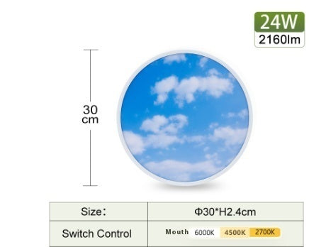 Modern Minimalist Bedroom Light Sunshine Cloud Mist Master Bedroom Ceiling