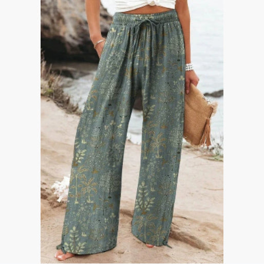 Wide Leg Sports Pants For Summer