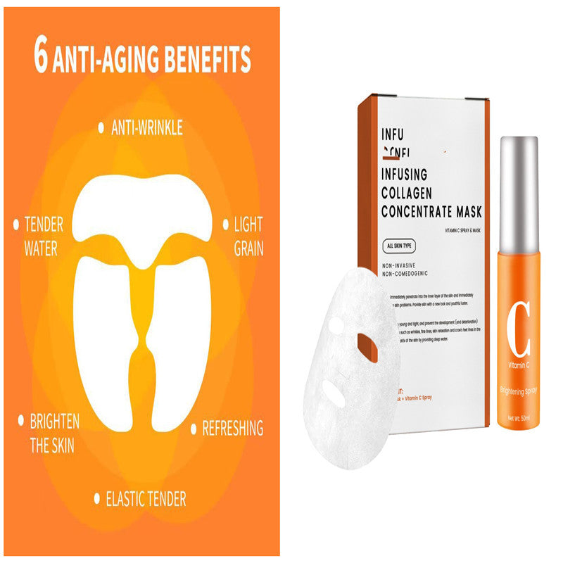 Collagen Anti Aging Facial Mask Spray To Remove Dullness