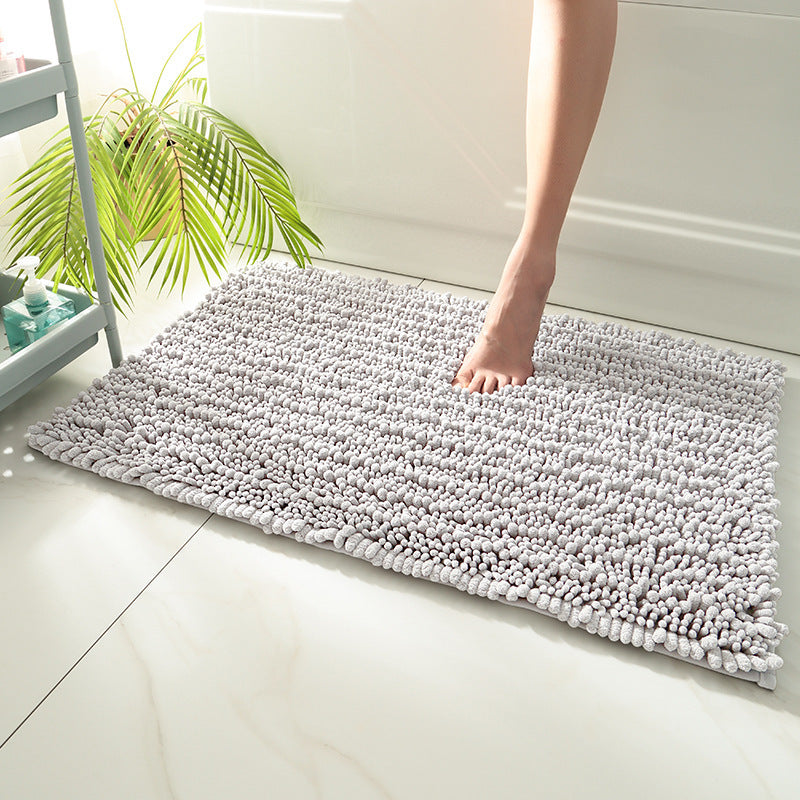 Floor Mat Bathroom Chenille Thickened Non-slip