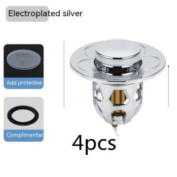 Wash Basin Washbasin Leaking Plug Drainer Pipe Bounce Core