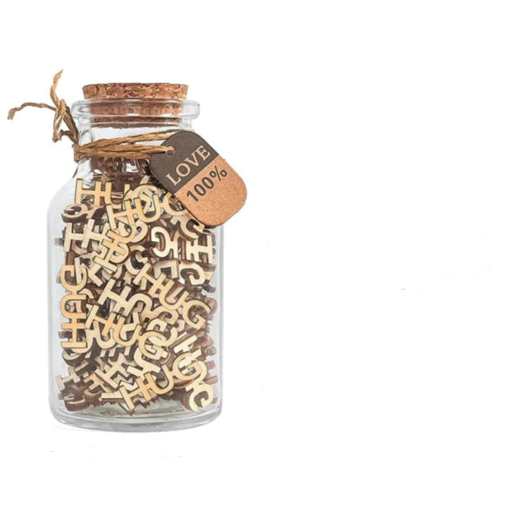 A Can Of Fucks Gift Jar Wooden Letter Crafts